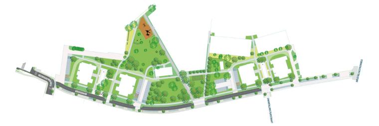 Plan van vernieuwde Kruisbaan