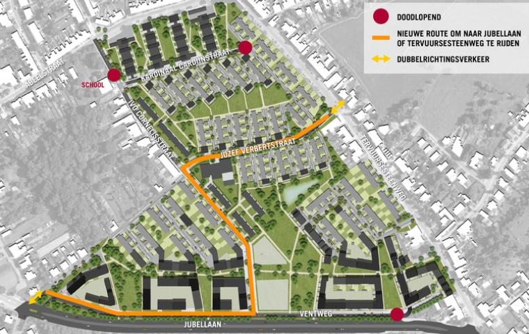 Verkeerscirculatie Mahatma Gandhiwijk