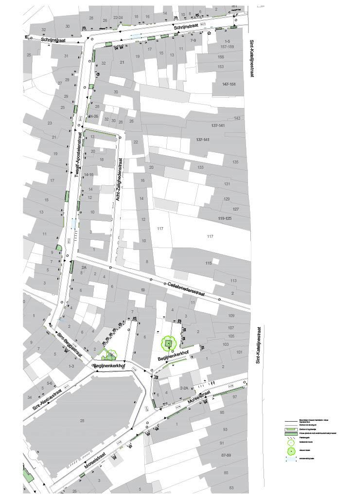 Detailplan van Groot Begijnhof