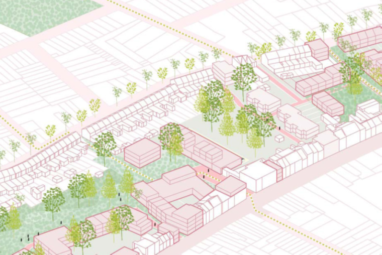 Zone 2 van het masterplan voor Nekkerspoel.