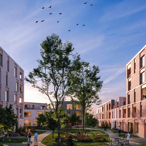 De ontwikkelaar zorgt voor nieuwe gebouwen met onder andere nieuwe woonsten als invulling.