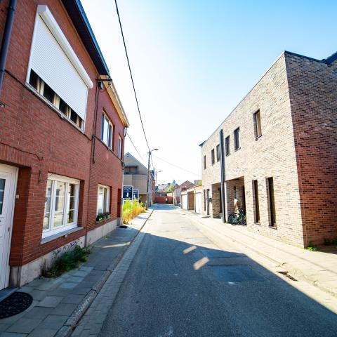 't Leitje voor de werken. 