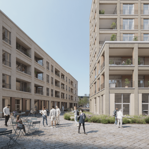 Toekomstbeeld Woonzorgsite Zwartzustersvest