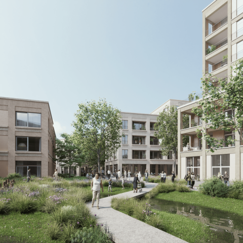 Toekomstbeeld Woonzorgsite Zwartzustersvest