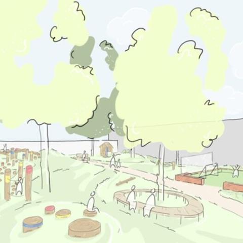 Berkenhof tekening toekomstbeeld 