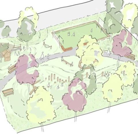 Berkenhof tekening toekomstbeeld 