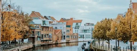 Zicht op de Binnendijle