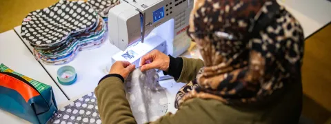 Het naaiatelier van AMAi