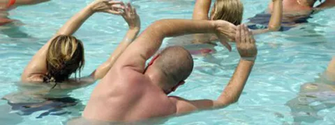 Aquagym in zwembad Geerdegemvaart