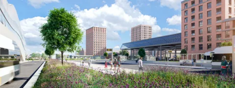Toekomstbeeld Ragheno stationsparkkamer